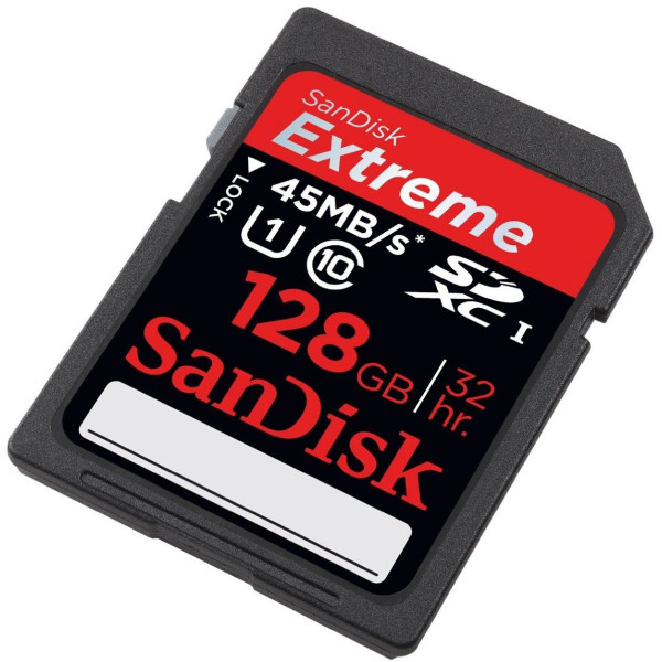 Картка пам'яті SanDisk 128 ГБ SDXC C10 UHS-I R80 МБ/с Extreme Plus